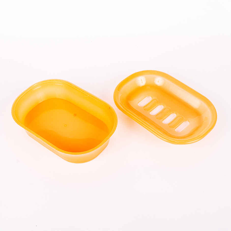 Soham Housewares Plastic Soap Dish | Color May Vary| Kupid