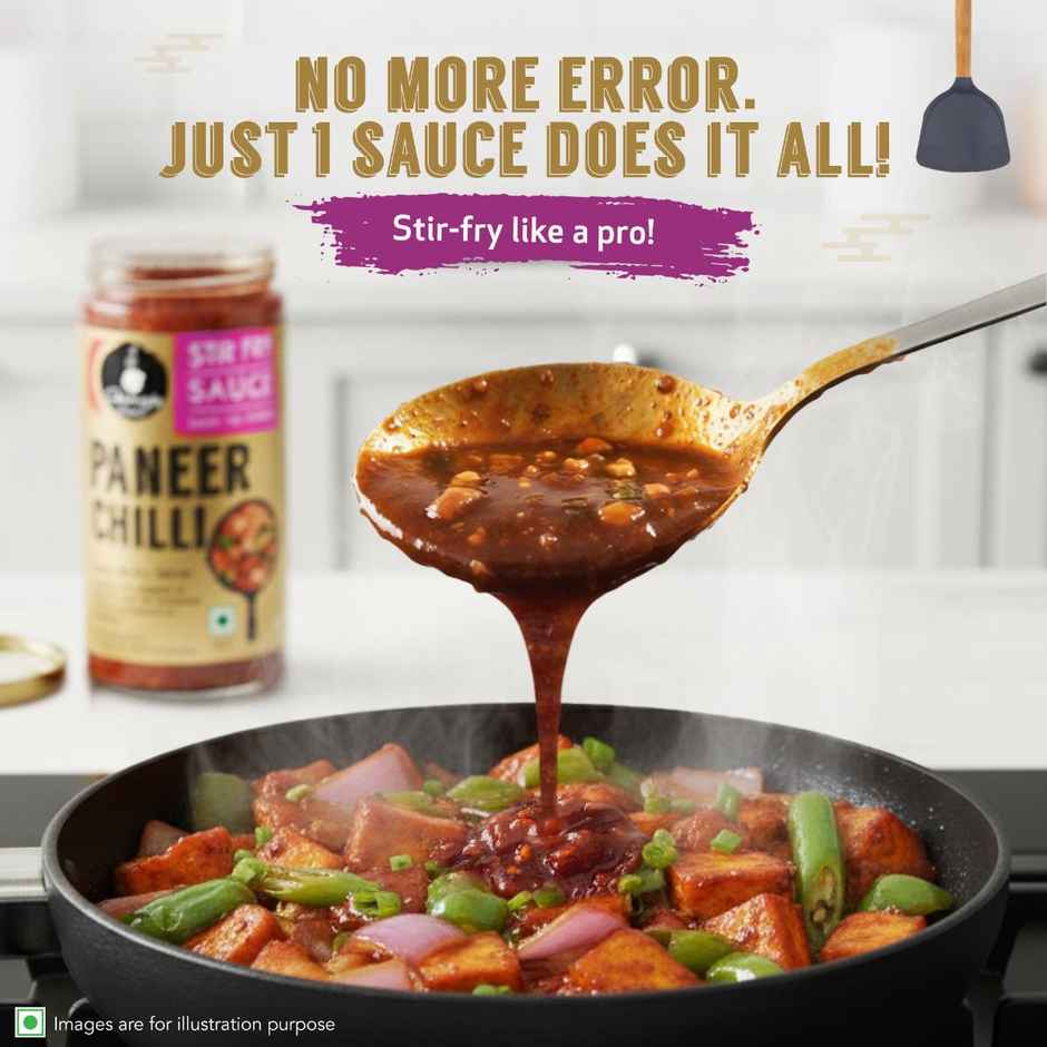 Ching's Premium Paneer Stir Fry Sauce, Ready to Cook Sauce, No Added Colour, No MSG