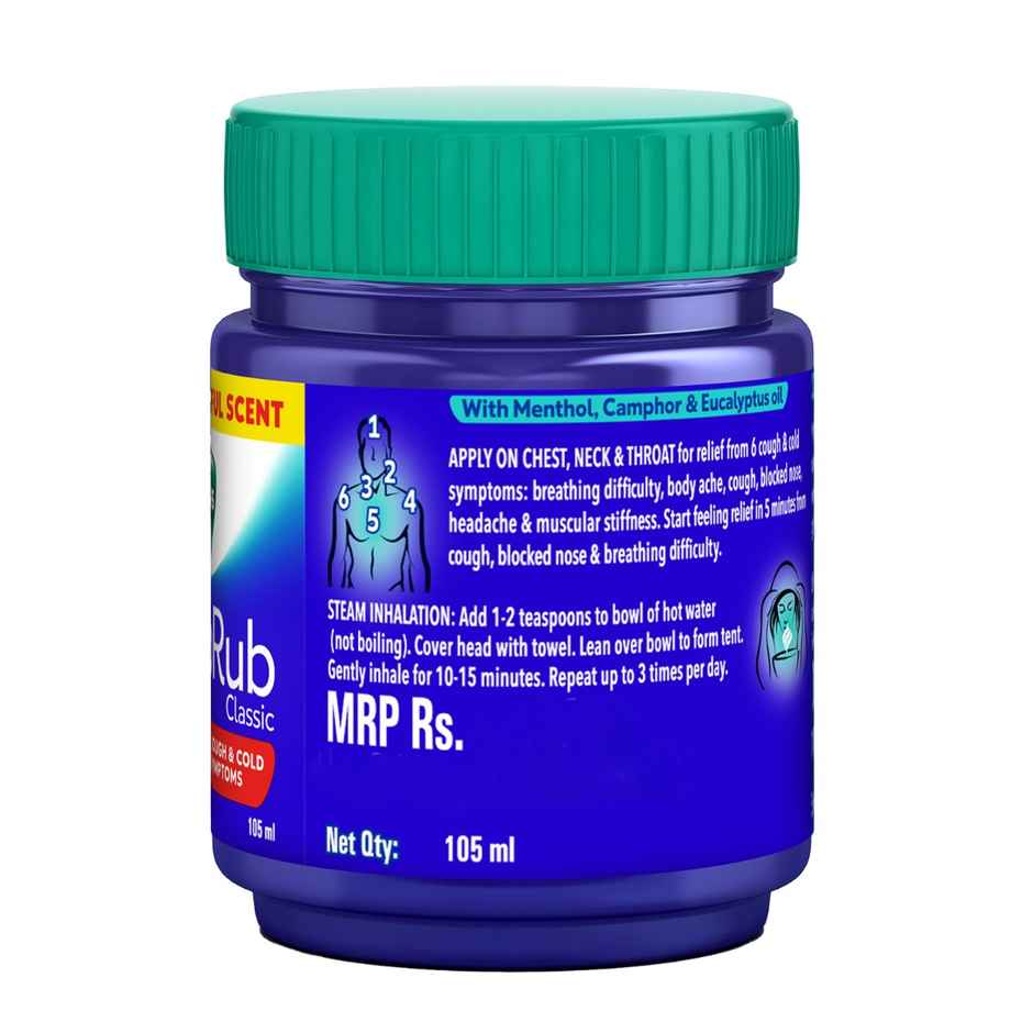 Vicks Vaporub - Relief for Cold, Cough, Congestion