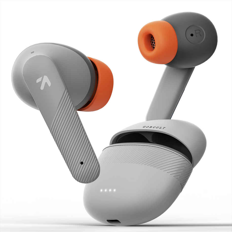 GOBOULT Airbass Z35 with Zen Enc Mic | 32H Playtime | 5.3 Bluetooth| Sunset Grey