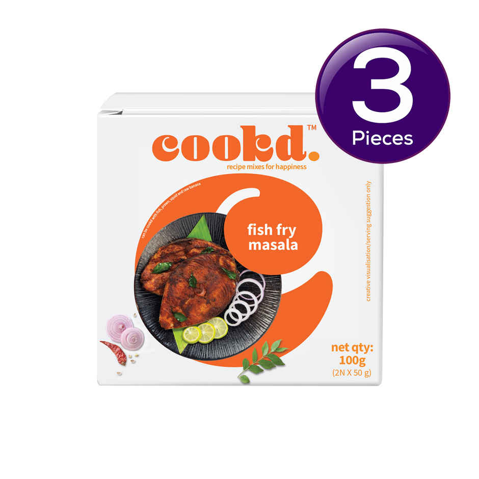 Cookd Fish Fry Masala Combo