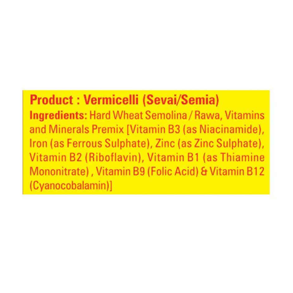 Bambino Regular Vermicelli Seviyan | Pure Suji | No Maida | Protein Rich