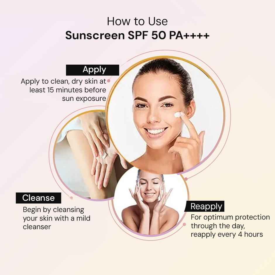 Raaga Professional SPF 50 Sunscreen Lotion PA++++ UVA + UVB Protection Anti Tan