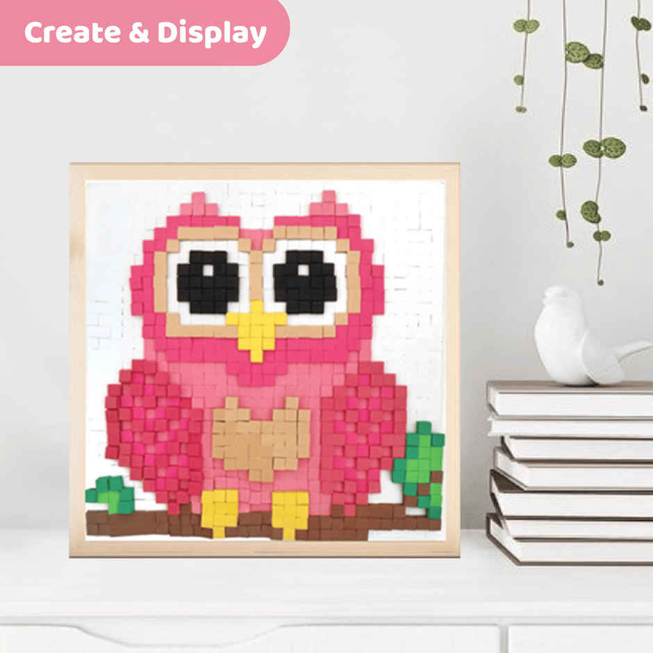 Jackinthebox Stick 'N' Stack Owl Art & Craft Kit