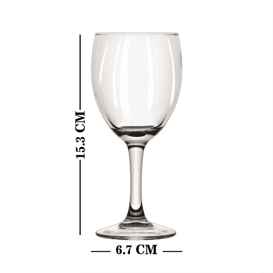 Infinity Wine Goblet | Set of 6 Piece | 195 ml | Sanjeev Kapoor