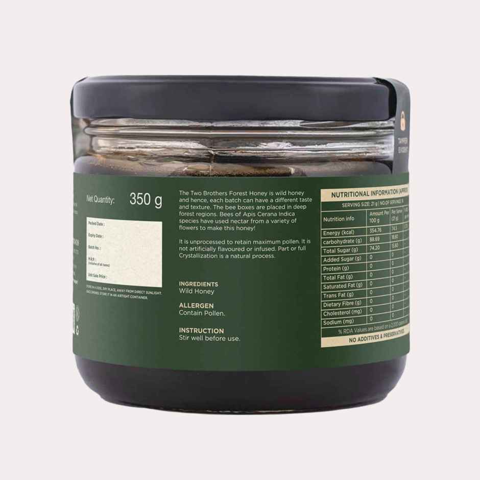 Two Brothers Multifloral Forest Honey Unpasteurized Raw Honey