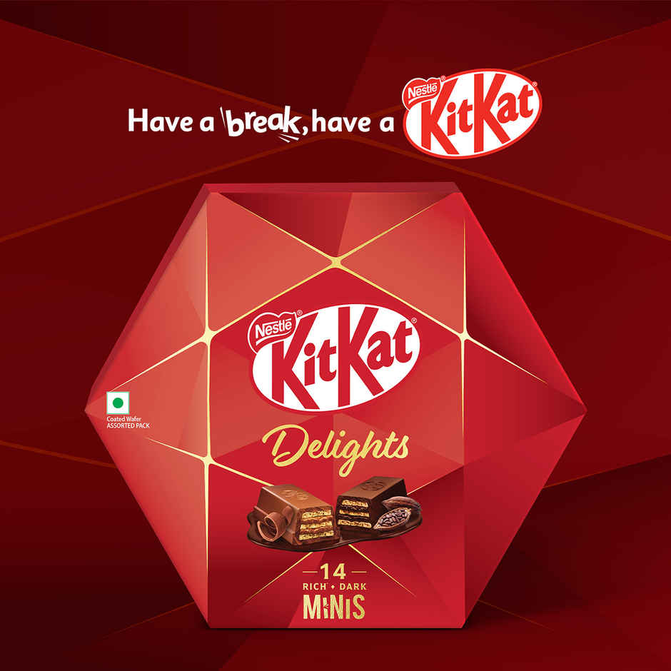 Nestle KitKat Delights Gift Box | Rich & Dark Minis