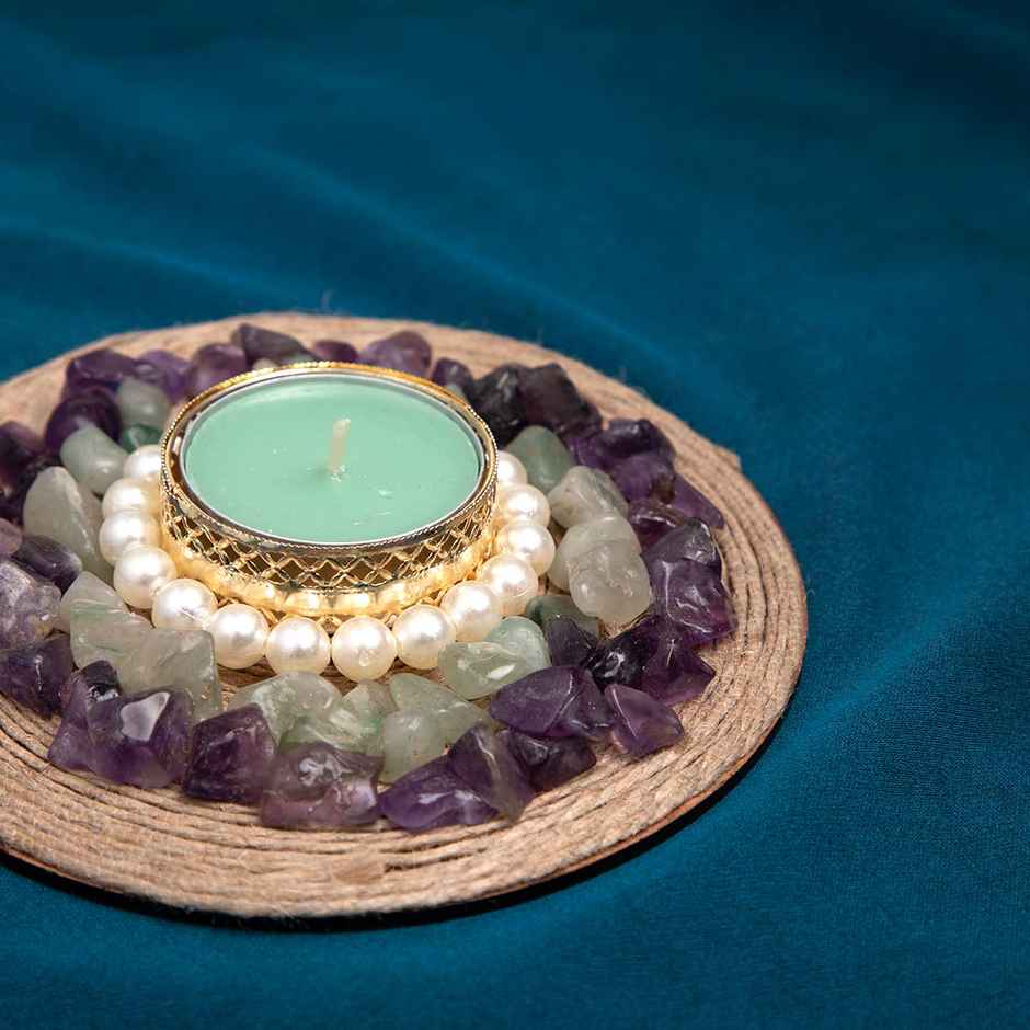 Positivity & Luck Crystal Rangoli Diya - Buy at ₹148 Online | Instant ...