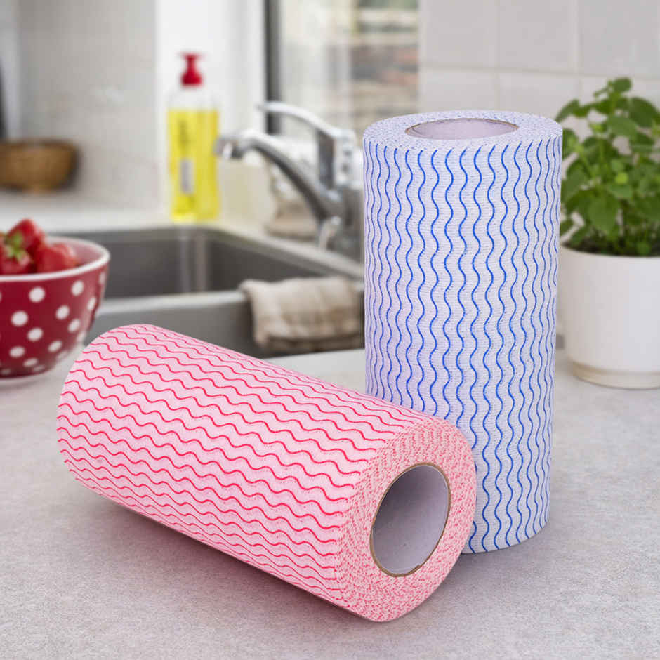 GINNI Superwipe Kitchen Towel Roll | 80 Pulls | 23 x 21 cm