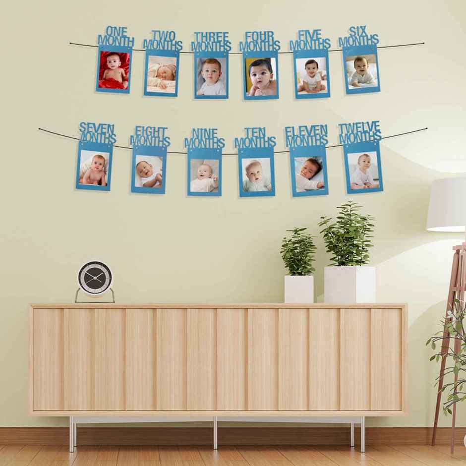 Twelve Months 1st Birthday Photo Banner | Propcon