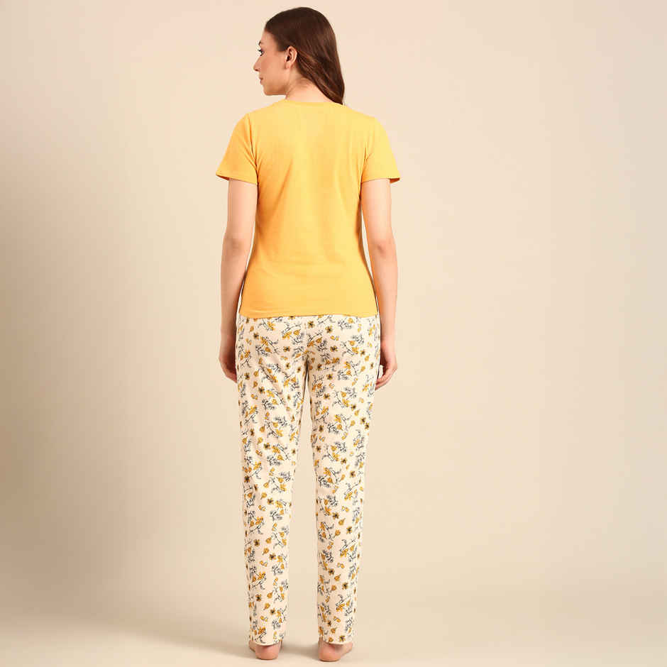 Pepe Jeans Premium Cotton Night Suit | Soft And Comfortable, Antique Floral, Xxl