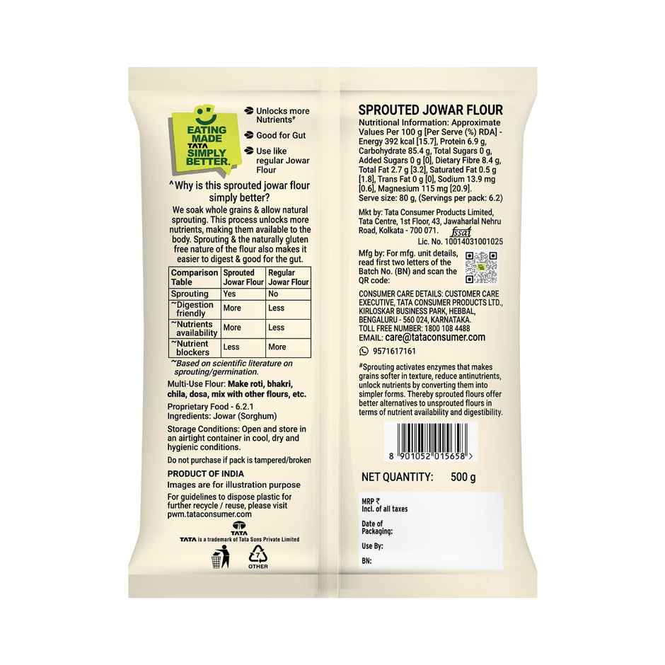 Tata Simply Better Sprouted Jowar Flour