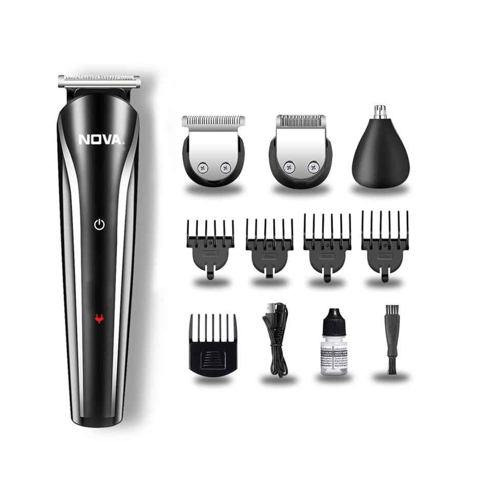 Nova Ng 1145/05 Trimmer 60 Min Runtime 9 Length Settings (Black, Silver)