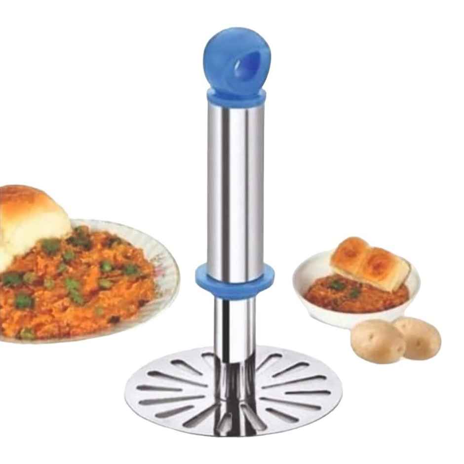 YouBee Stainless Steel Vegetable Crusher with Handle | 1 Pcs | Multi-Colour