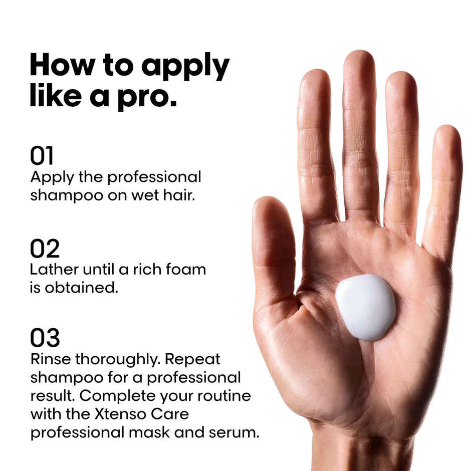 L'Oreal Professionnel Xtenso Care Sulfate-Free Shampoo For Frizz-Free, Shiny & Manageable Hair