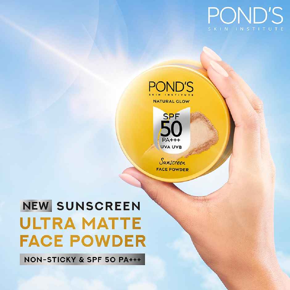 Pond's  Spf 50 Uv Ab Pa+++,Sunscreen Face Powder,For Sun Protection,For Oily Skin 20G