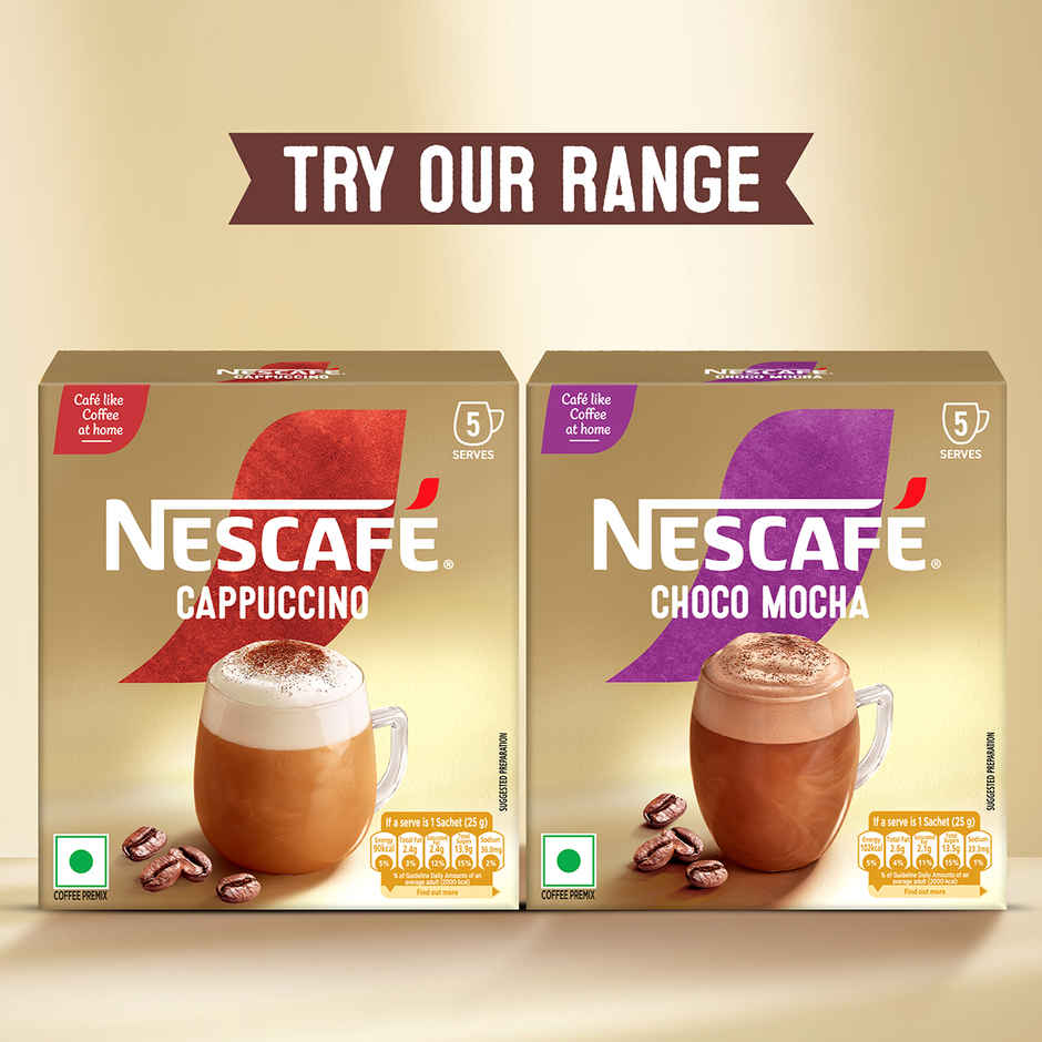 Nescafe Cappuccino Coffee Premix Sachets