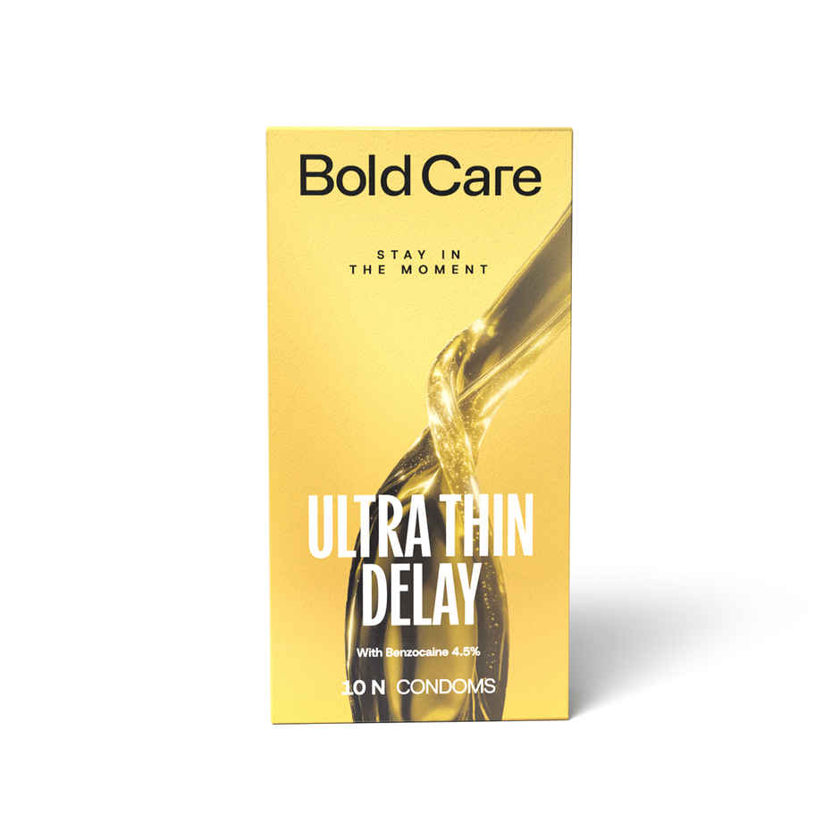 Bold Care Ultra Thin Delay Condoms with Benzocaine 4.5%