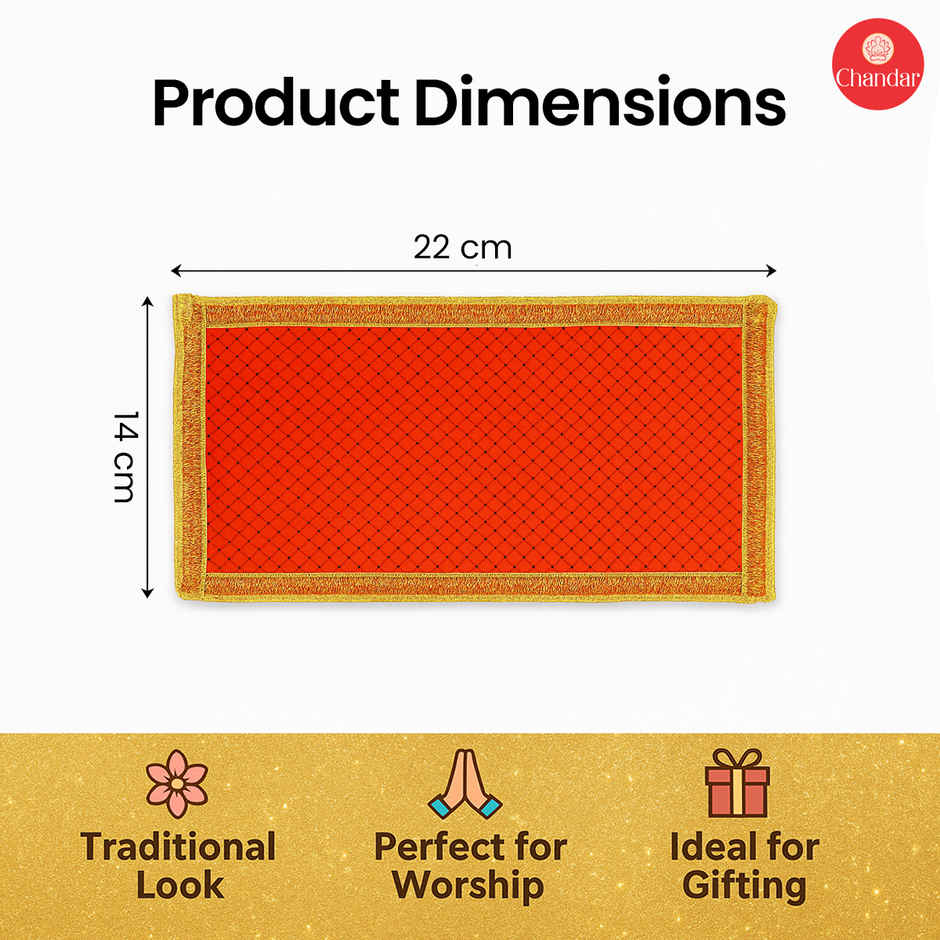 Red Chunri | 24 x 10 inch | Chandar