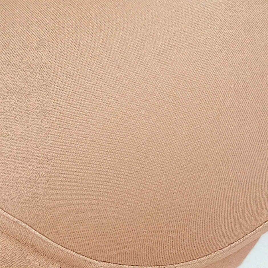Clovia Women Padded Non-Wired Full Coverage T-Shirt Bra - Cotton Rich | Beige | 32C