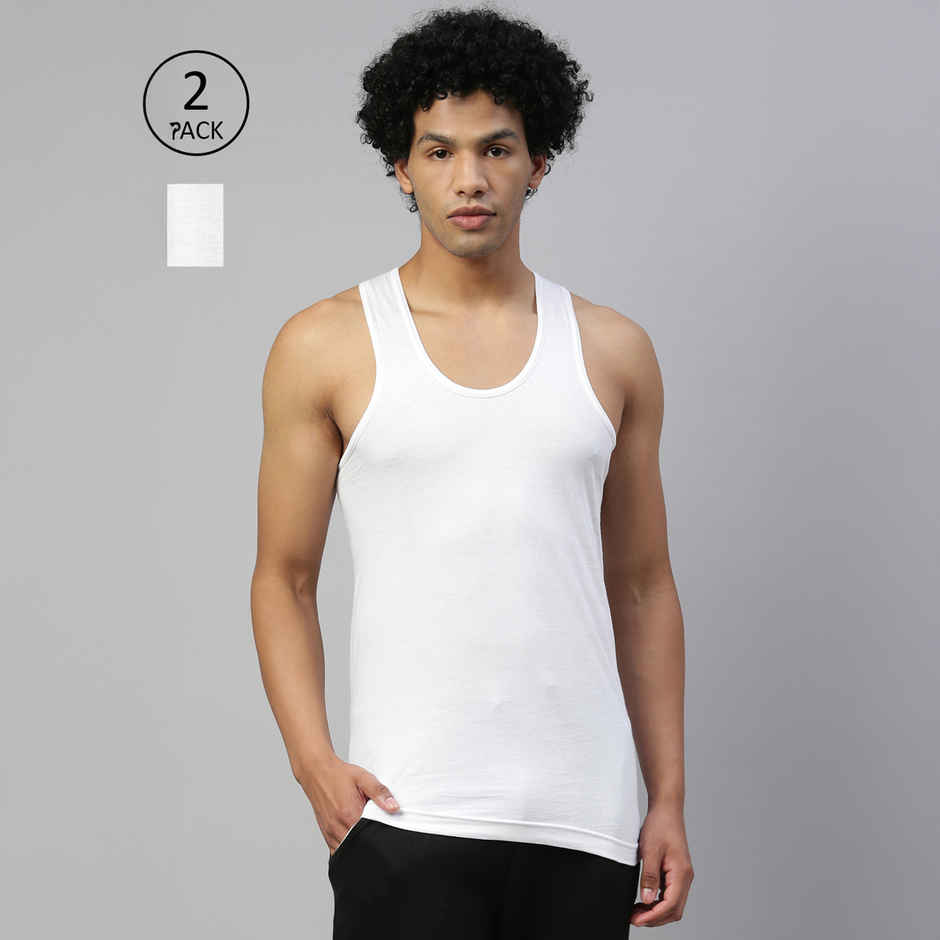 Dixcy Scott Originals Men's Cotton Vest | White - XL
