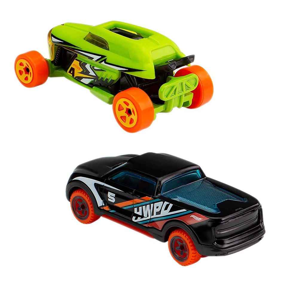 Hot Wheels 3Inch Die-Cast Pack Of 2 Assorted Cars, Boys, 3 Years+ ( Color May Vary)