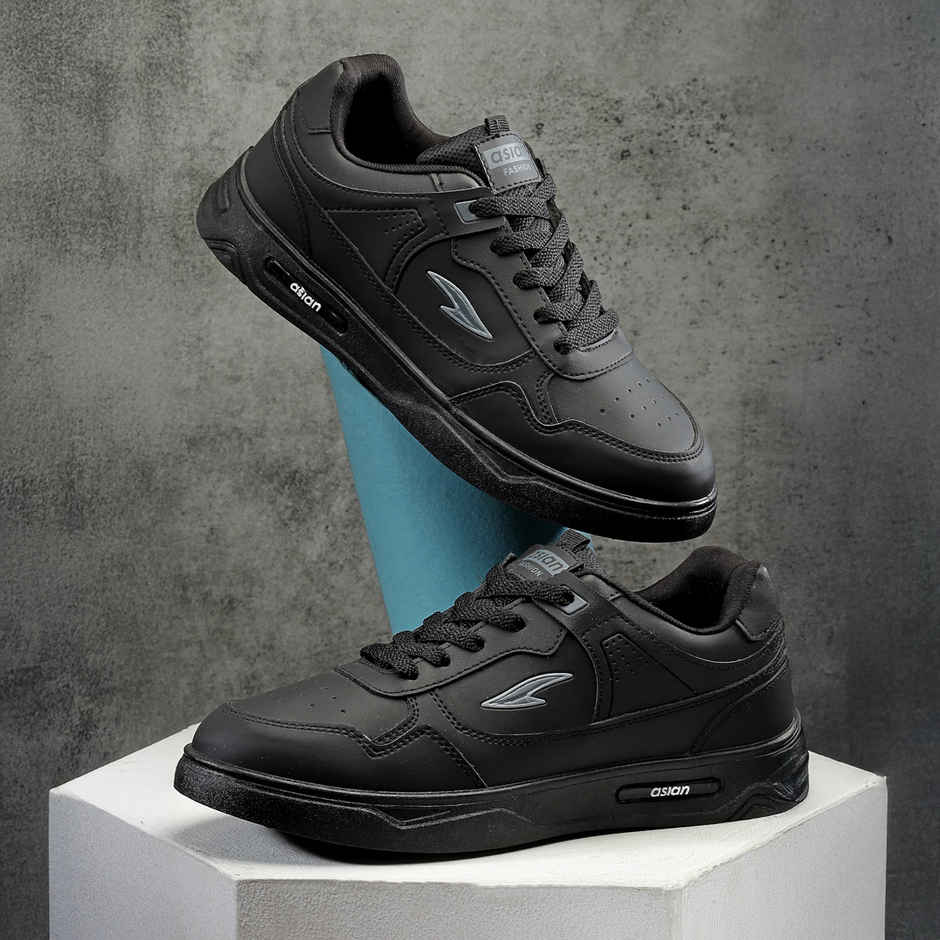 Asian Boston-01 Men Sneakers Black (Size-6)