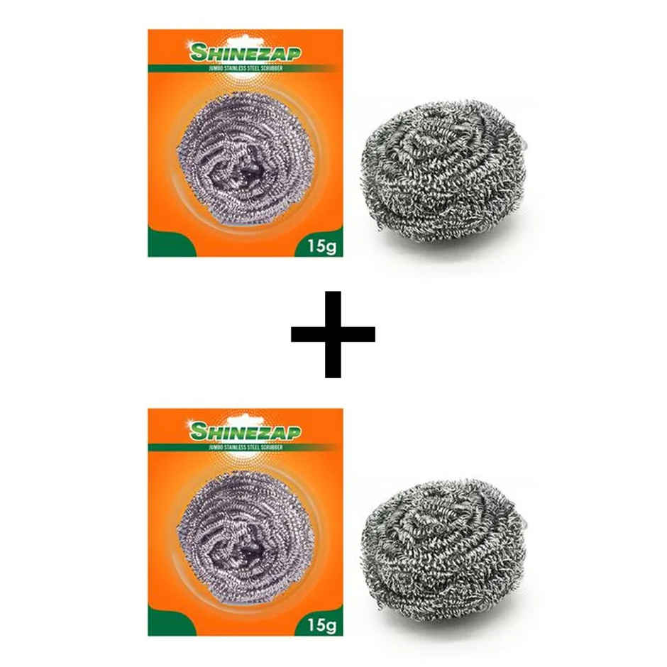 Shinezap Steel Scrubber Combo