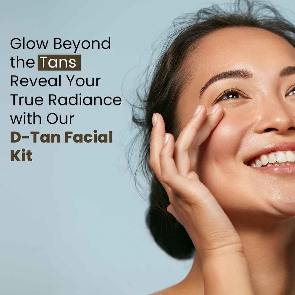Oxyglow Herbals D-Tan Facial Kit - Remove Tan|Revives Dull Skin|Instant Glow|Oil Free Skin
