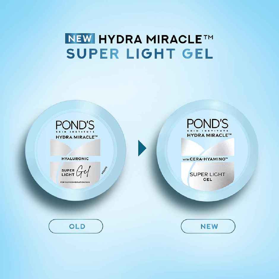 Pond's  Super Light Gel Oil-Free Moisturizer With Cera-Hyamino - 300 G