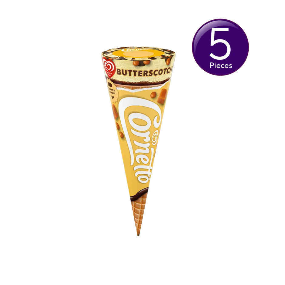 Kwality Wall's Cornetto Butterscotch Cone Combo 