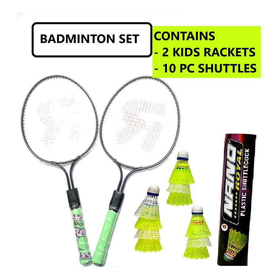 Toyshine 3-in-1 Super Sports Combo - Cricket, Badminton & Football for Ages 3-7
