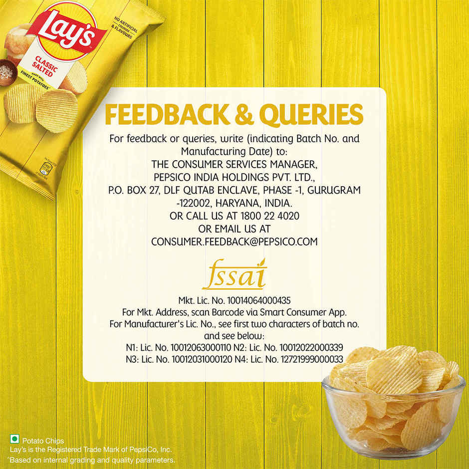 Lay's Classic Salted Potato Chips Combo   