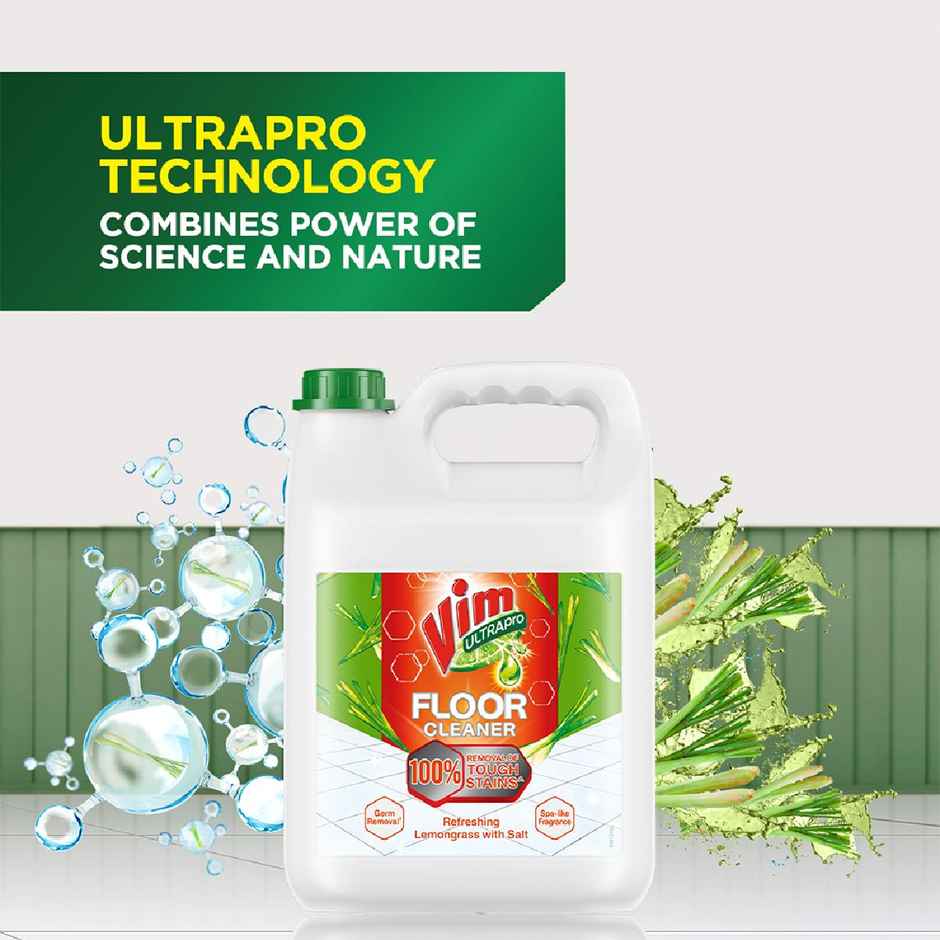 Vim UltraPro Lemongrass with Salt Floor Cleaner