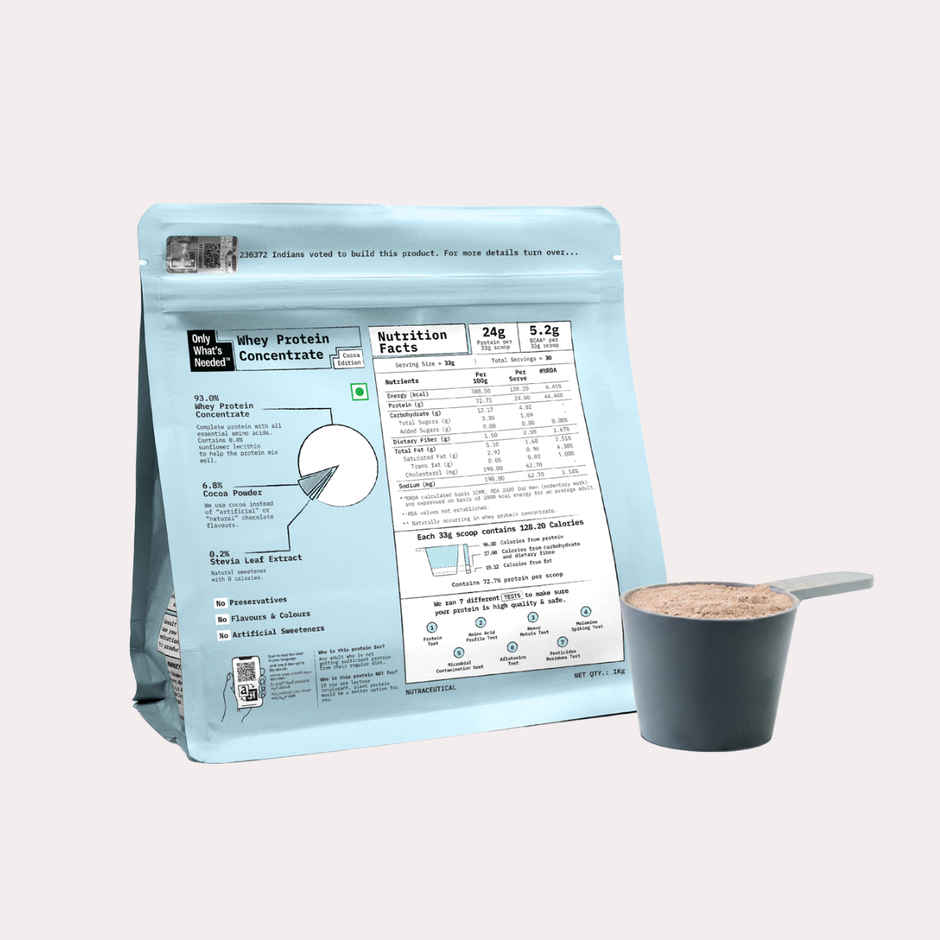 Only What's Needed 24g Whey Protein Concentrate | Cocoa Edition