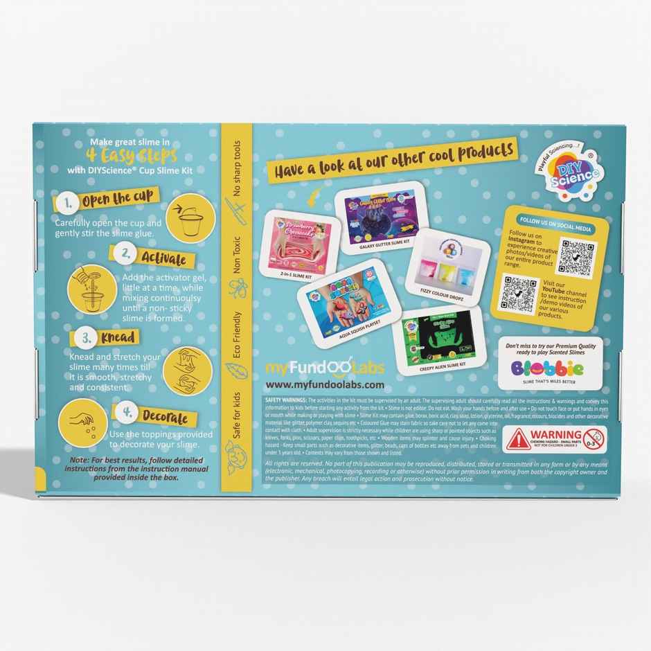 DIY Science Aqua Pearl Slime Kit