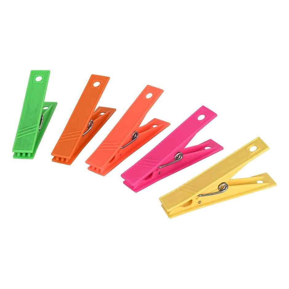 Sinco Megha Cloth Clips / Cloth Pegs - Pack of 1 (12 Pieces) - Orange