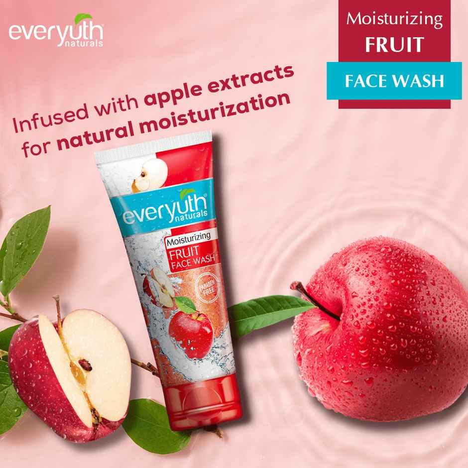 Everyuth Naturals Moisturizing Fruit Face Wash With Apple Extracts