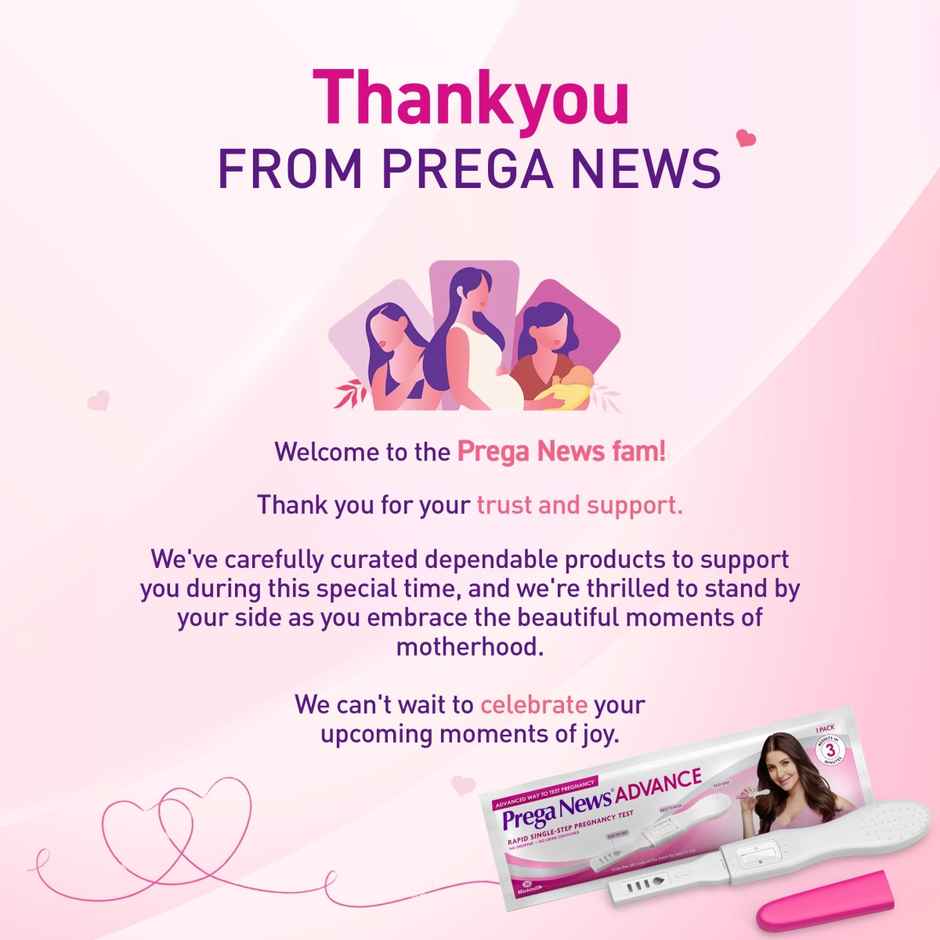 Prega News Advance Rapid Single Step Pregnancy Test