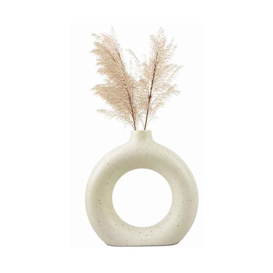 Birch & Co. Vase White Ring 6 in