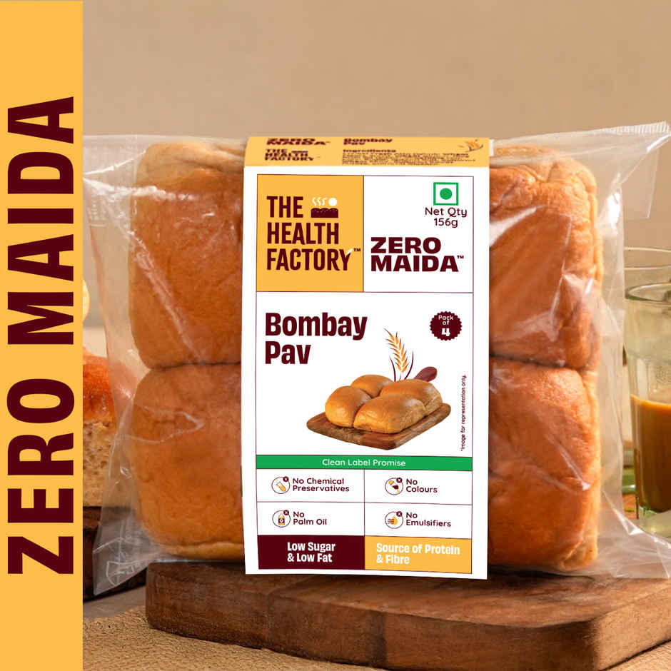 The Health Factory Bombay Pav | Zero Maida | Whole Wheat Pav