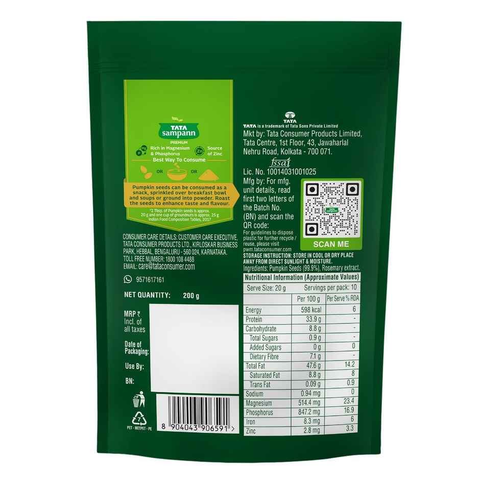 Tata Sampann Truly Premium Pumpkin Seeds