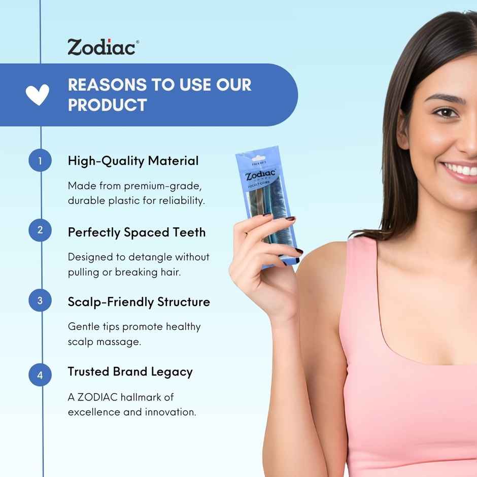 Zodiac 3P Trio Pocket Comb
