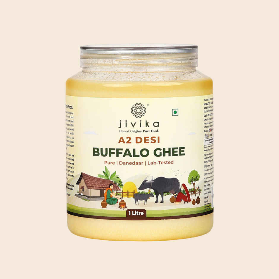 Jivika A2 Desi Buffalo Ghee | Traditionally Churned Bilona Method