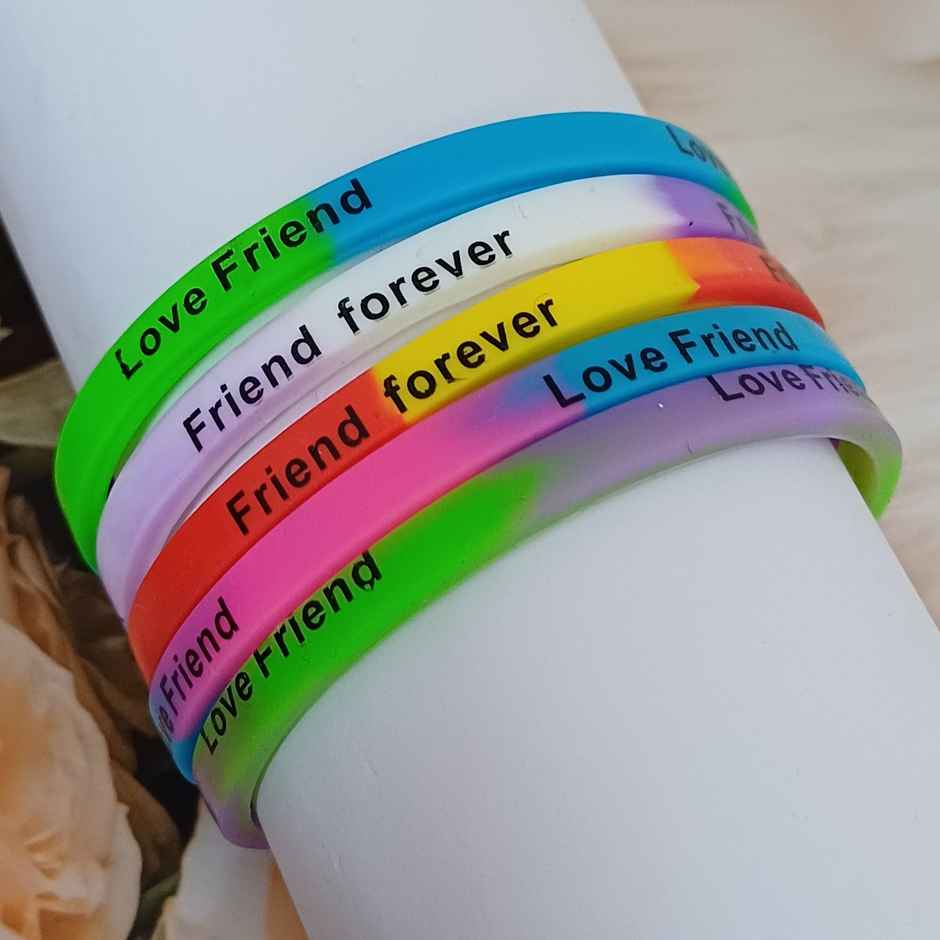 Friendship Rubber Bands | Assorted | Pack Of 5 | Gullak