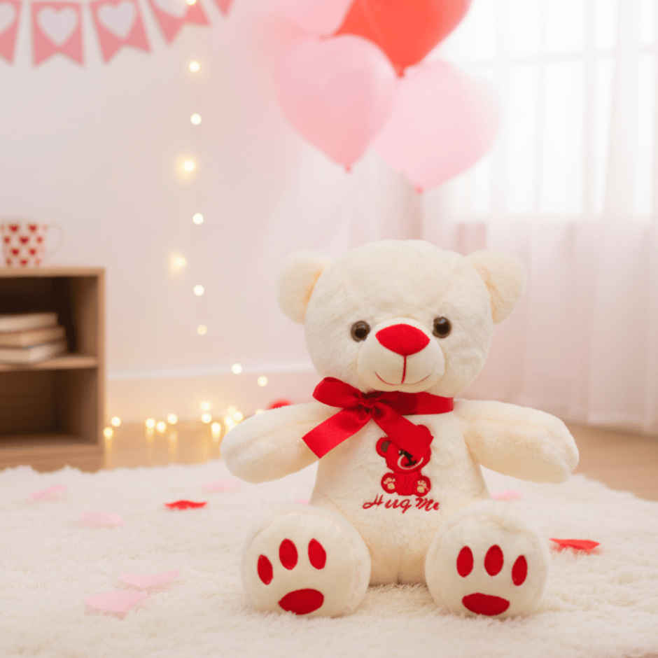 ToyTales Teddy Bear 30cm soft toy, cute plush gift for kids | perfect birthday Gift | Plushie 30 cm