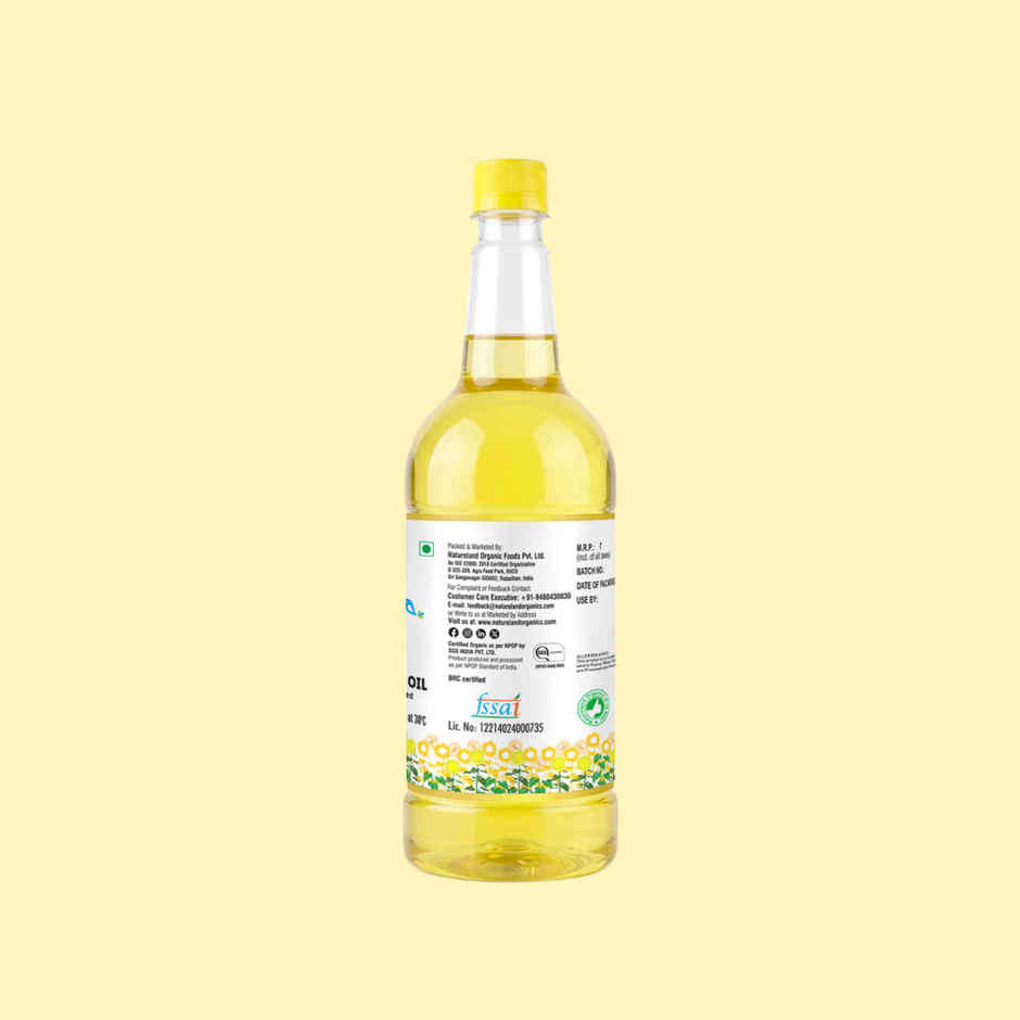 Natureland Organics Sunflower Cold Pressed Oil