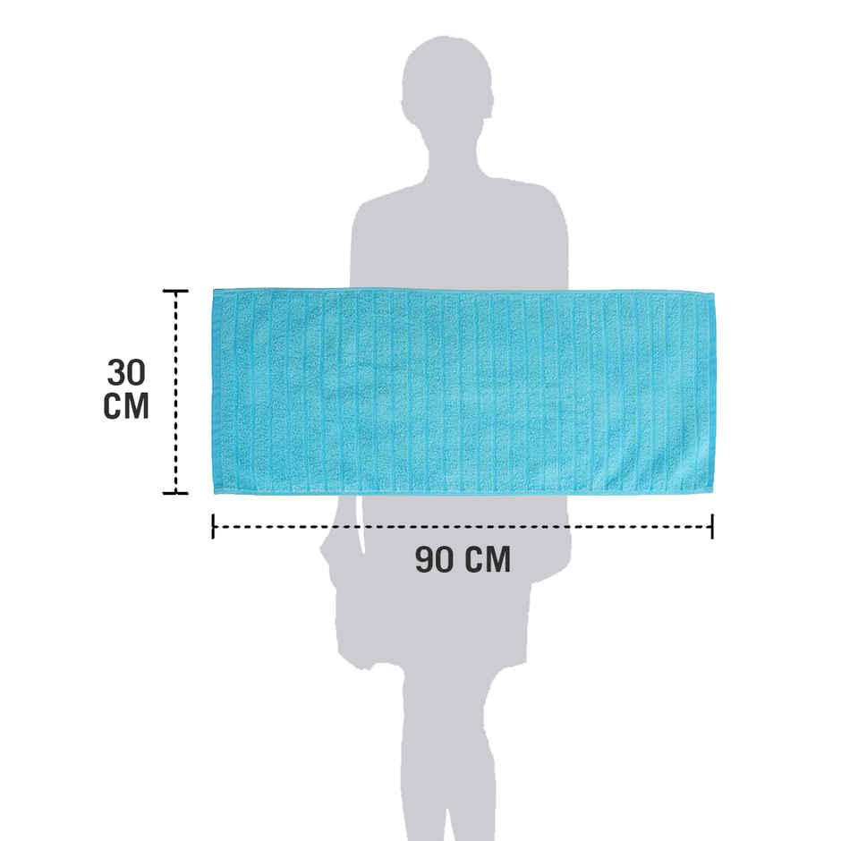 Nautica Super Soft Cotton Gym Towel Set | Blue