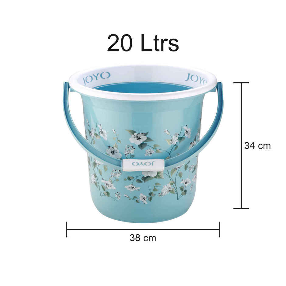 Joyo Better Home Printed Bucket | 20 L | Colour May Vary