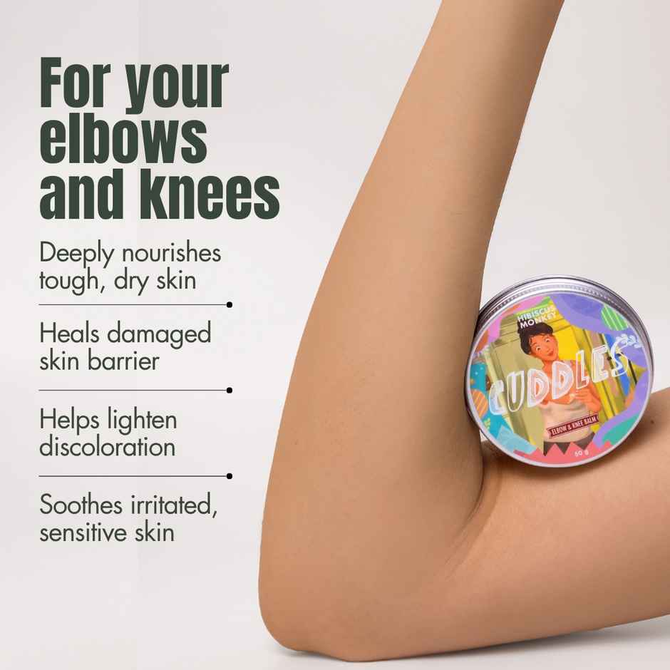 Hibiscus Monkey Cuddles Elbow & Knee Balm For Chapped Dry Skin